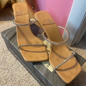 Jeffrey Campbell Rhinestone Strap Heel